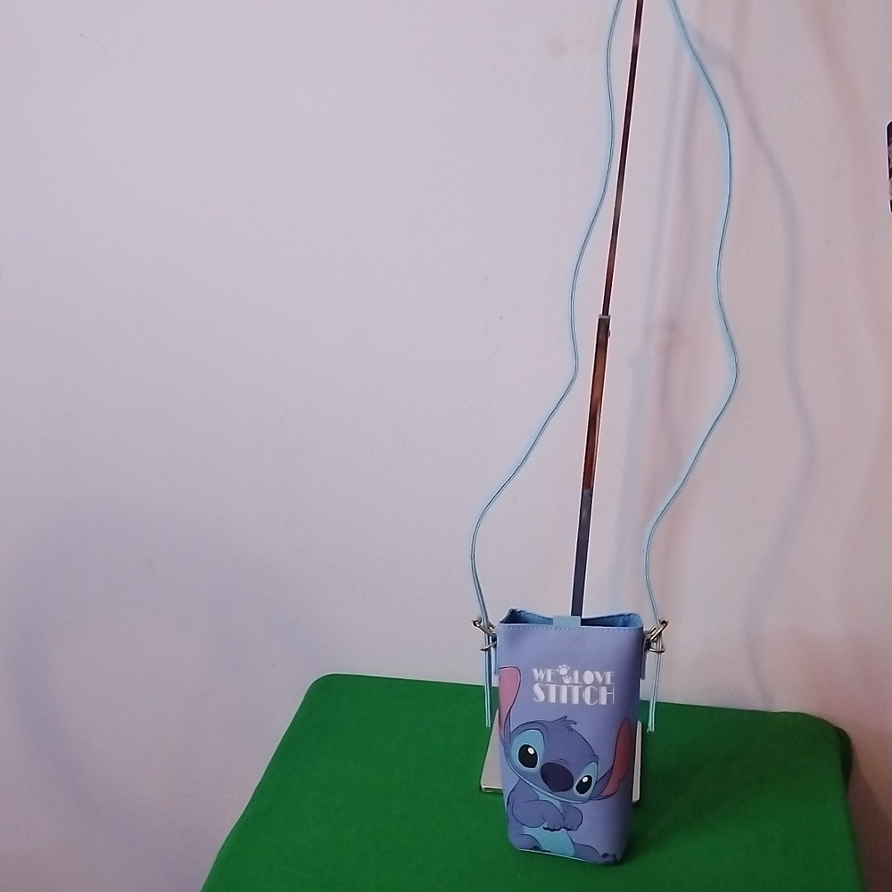 "We Love Stitch" Cell Phone Pouch / Crossbody Purse
